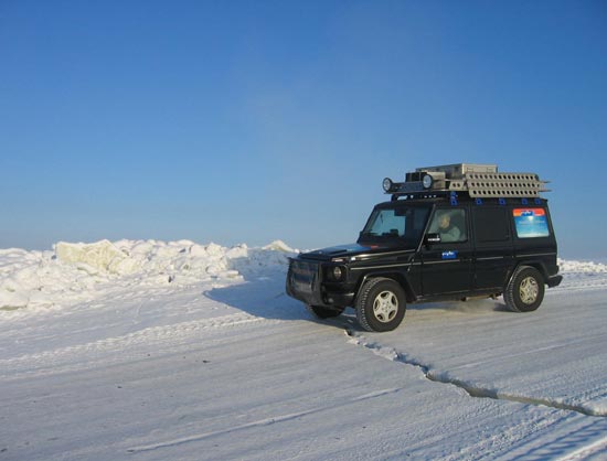 Mercedes-Benz G 500 zum Kältepol der Erde Mercedes-Benz G 500 zum Kältepol der Erde
